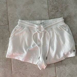 Roxy Women's Cream Athletic Shorts